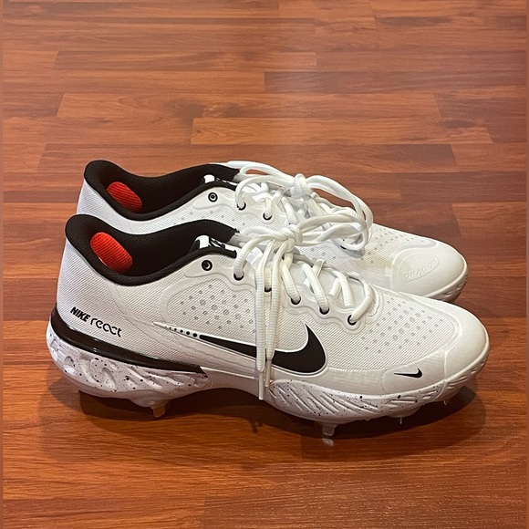 Nike Alpha Huarache Elite 3 Low ‘White Black’ (size mens 8/wmns 9.5) - Picture 1 of 6